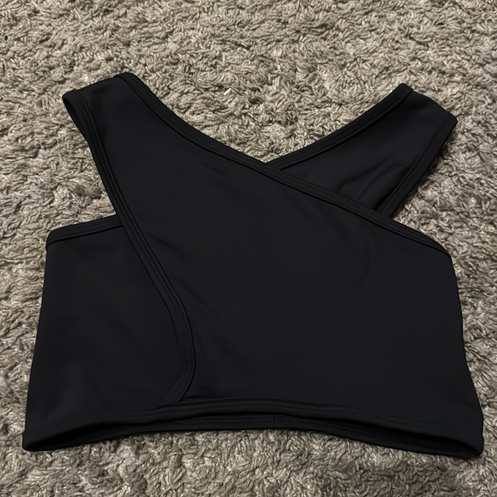 Five Dancewear Black Jete Bra top Sz YXL+ or XS adult